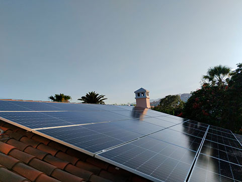 Placas solares en Dr. Zerolo, Santa Cruz de Tenerife