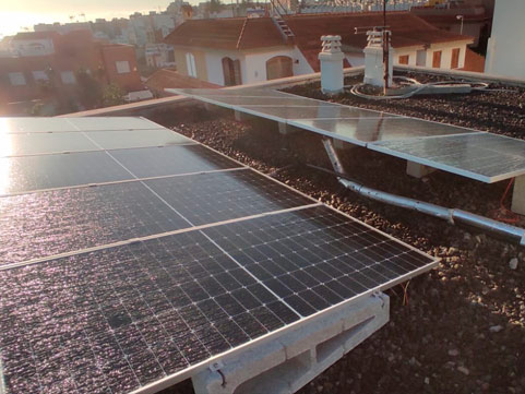 Instalación fotovoltaica en Arucas