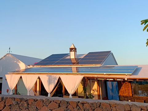 Instalación fotovoltaica Penas Blancas Lanzarote