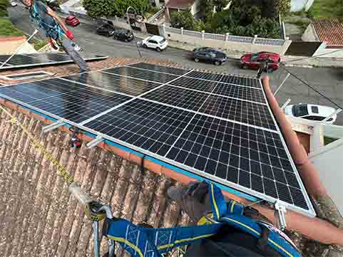 Instalación fotovoltaica en Princesa Armida