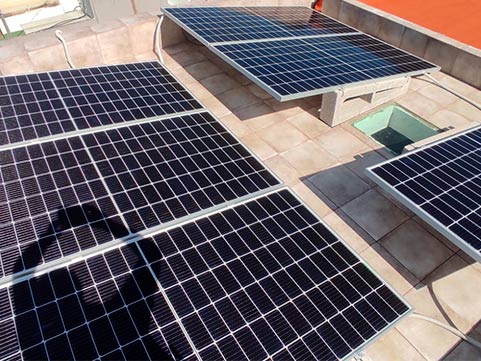 Instalacion paneles solares Francisco Wood