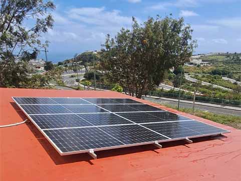 Instalación paneles solares san Francisco Paula