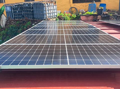 Panel solar en Bentaguaire