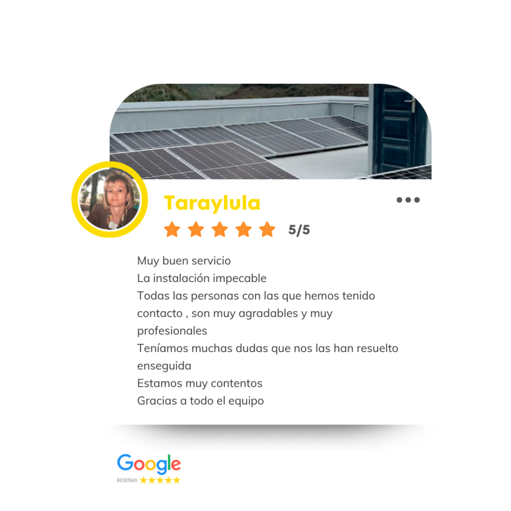 empresa instaladora de placas solares opiniones