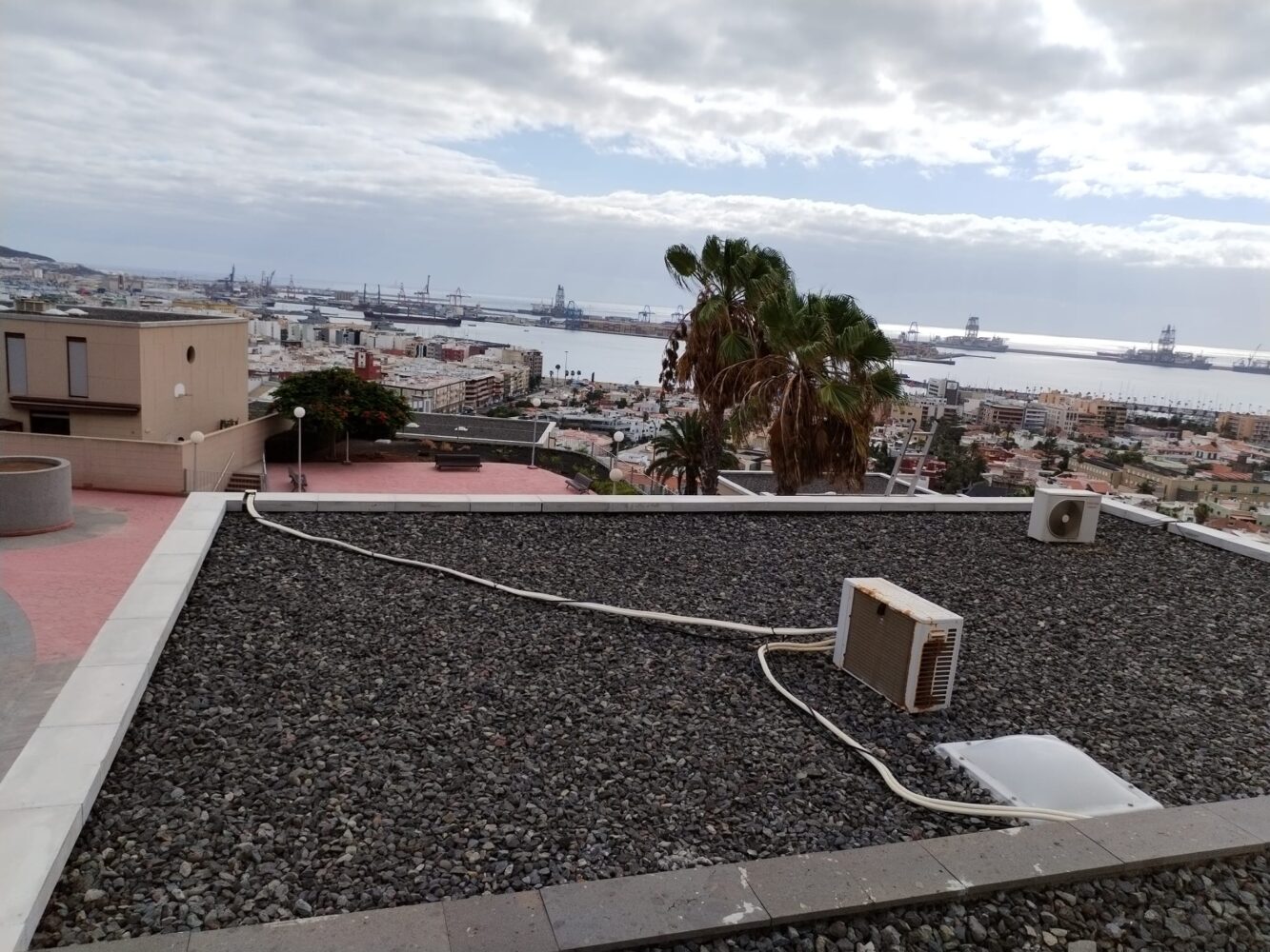 Techo antes de la instalación de paneles solares